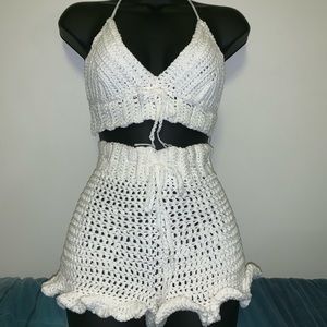 two-piece crochet set